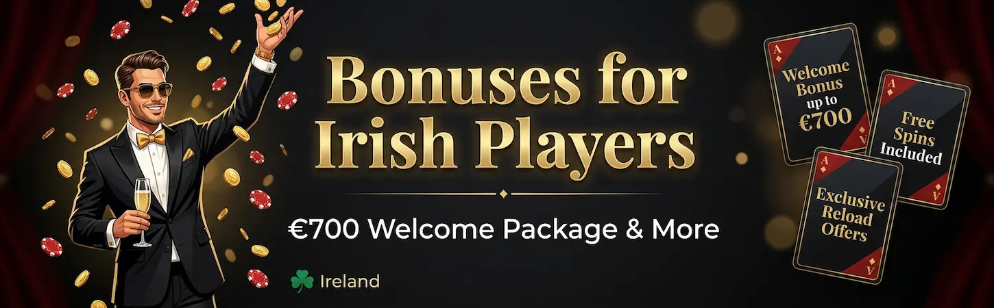 Mr Fortune Casino bonuses for Irish players featuring a €700 welcome package, free spins, and exclusive reload offers.